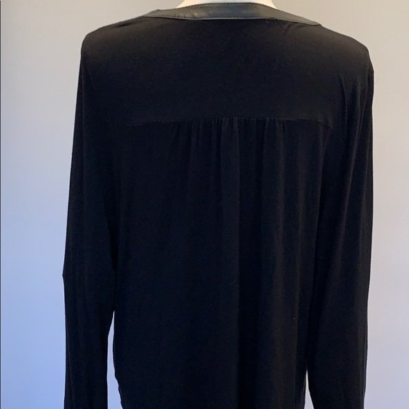 INC Black Diamond Button Dressy Blouse - Picture 3 of 7